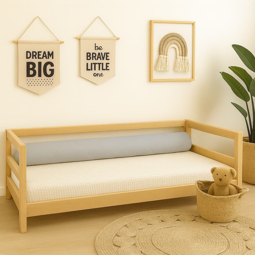 Rolo Lateral Avulso 1,50m para Mini Cama montessoriana com amarração