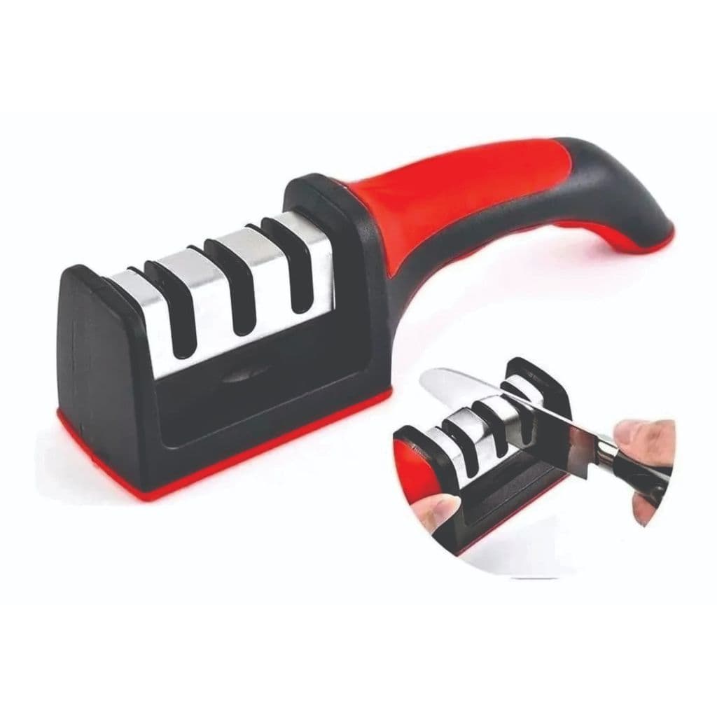 Afiador Amolador De Facas E Tesouras 3 In 1 Profissional Top
