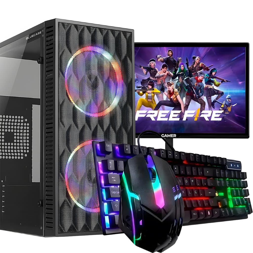Cpu Gamer Barato I5 12gb Ssd 240gb Wifi + Fonte + Gt 730 4gb + Monitor 19 Profissional