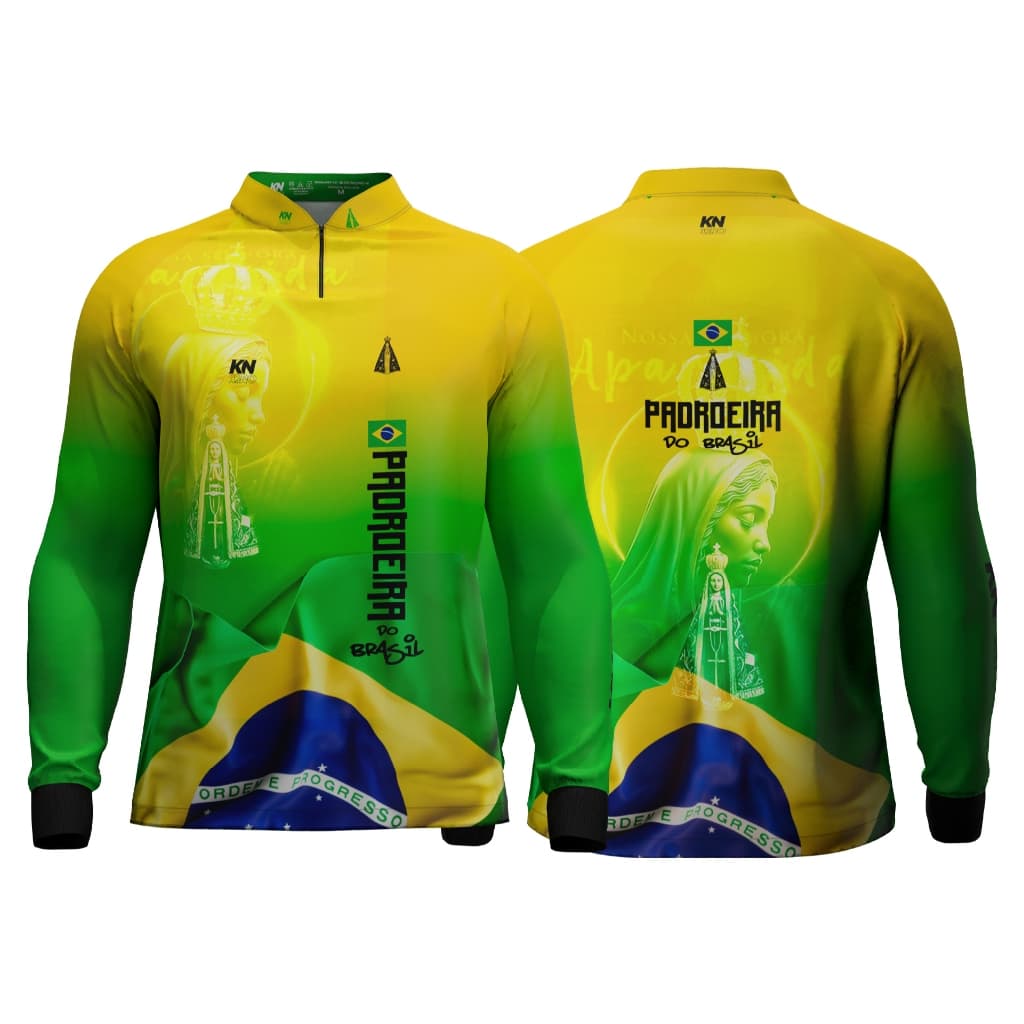 Camiseta Nossa Senhora Masculina Proteção Solar UV50+ DRY SOFT