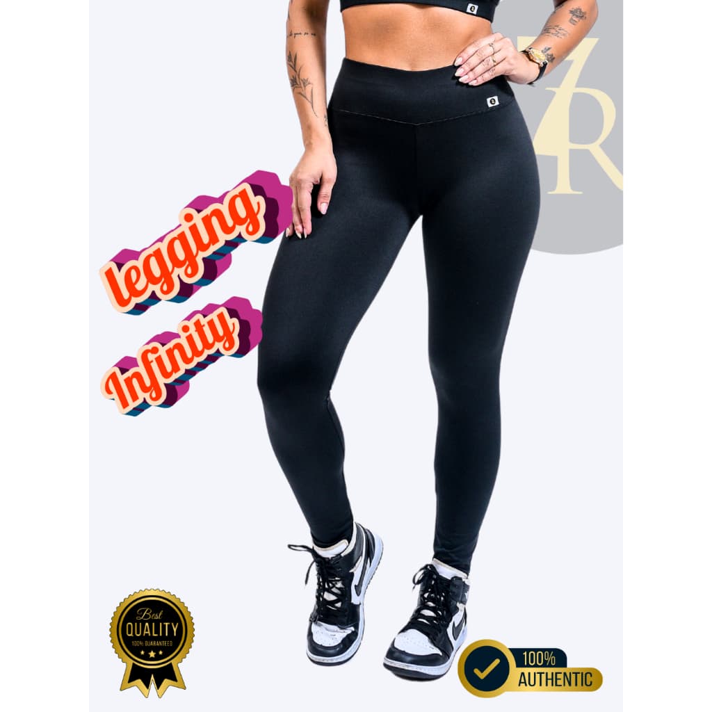 Legging Infinity 7 Regras - Academia, Dia a Dia, Casual. + Elasticidade, maior conforto e elegância.