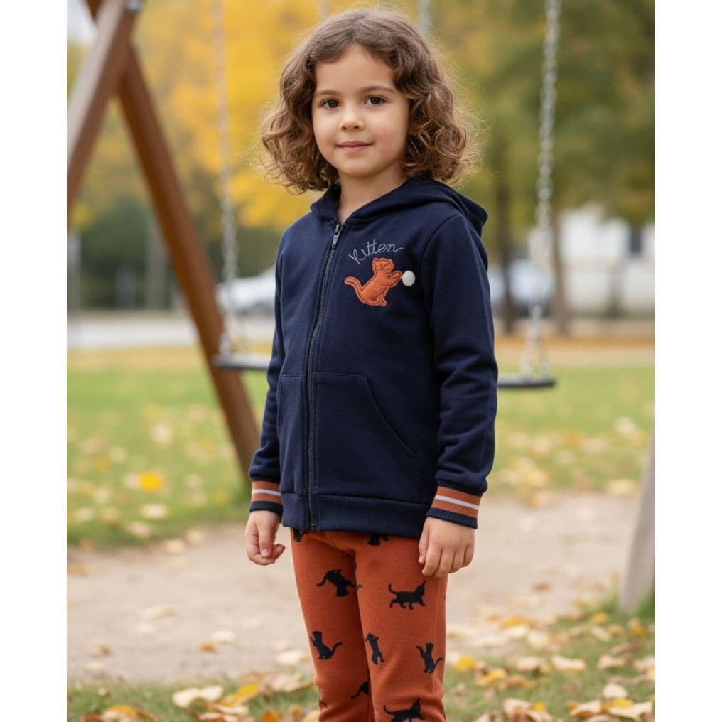 Conjunto Juvenil feminino Jaqueta com capuz e calça legging TAMANHO 16