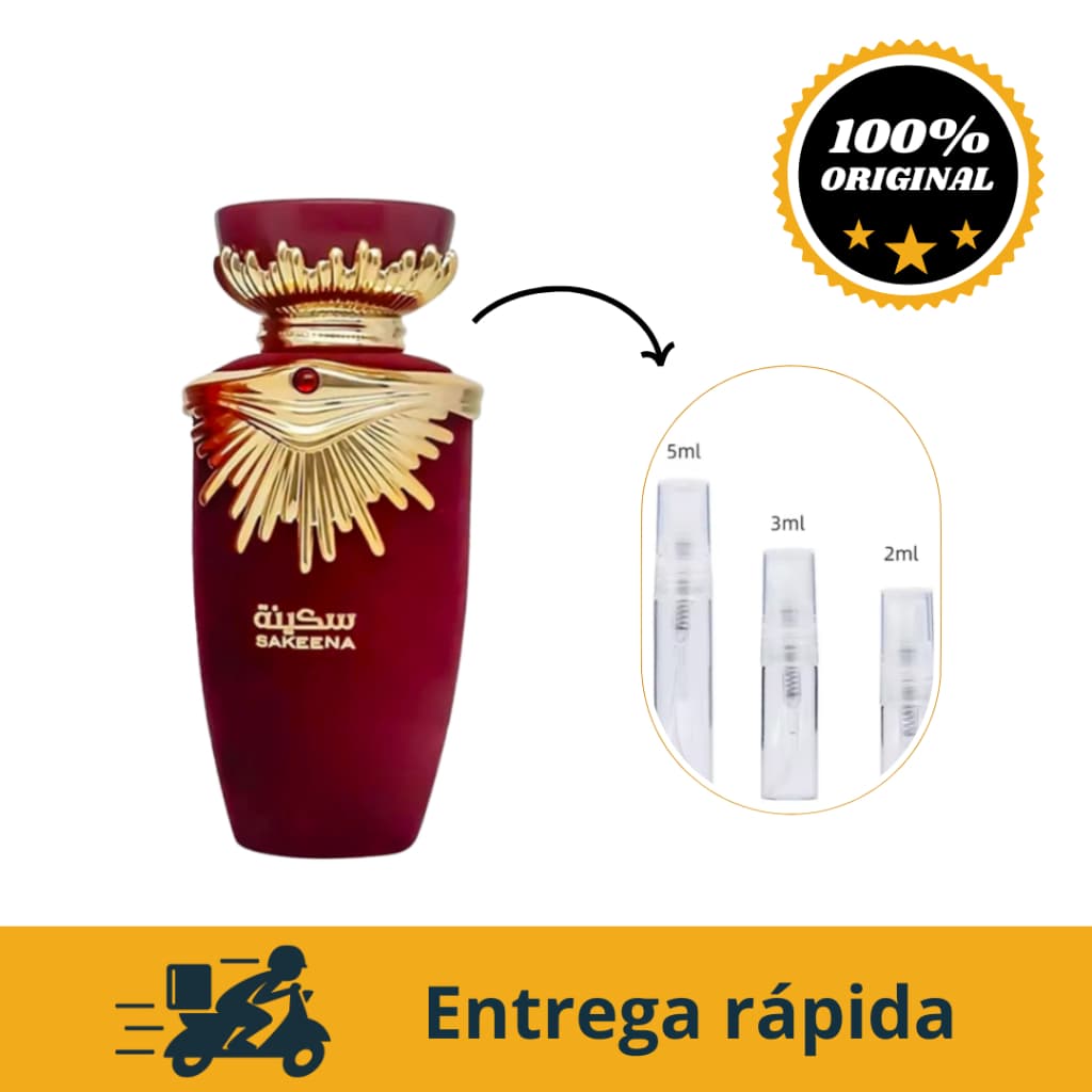 Perfume árabe SAKEENA, parfum feminino, original de qualidade e alta fixação.