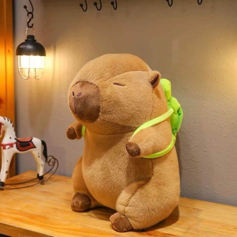 Premium 30 Cm Brinquedo Pelúcia Capivara Tartaruga Fofinha Kawaii Presente Fofinho Para Aniversários