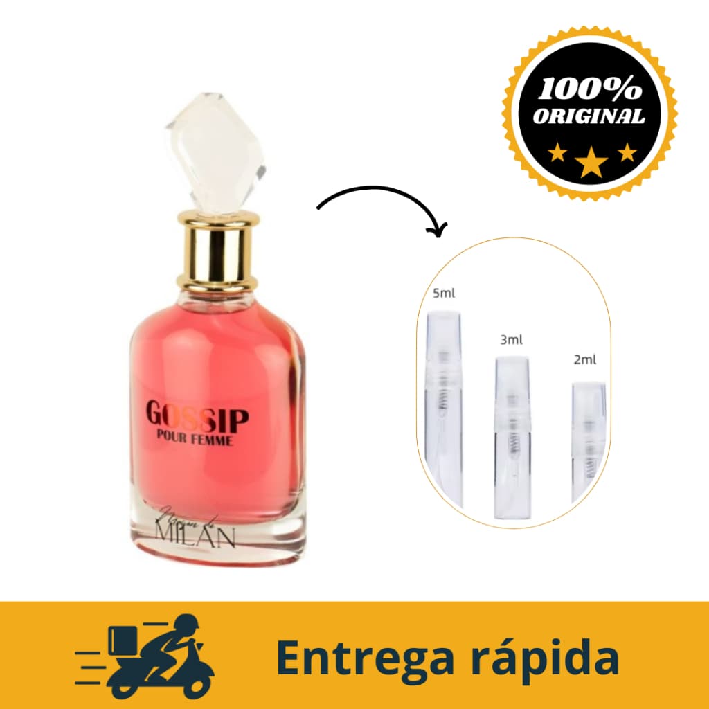 Perfume árabe GOSSIP, parfum feminino, original de qualidade e alta fixação.