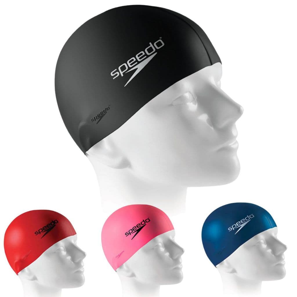 Touca De Natação Adulto Speedo Flat Cap Silicone Original Várias Cores