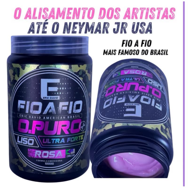 Alisamento masculino fio a fio o puro ação rápida 1kilo