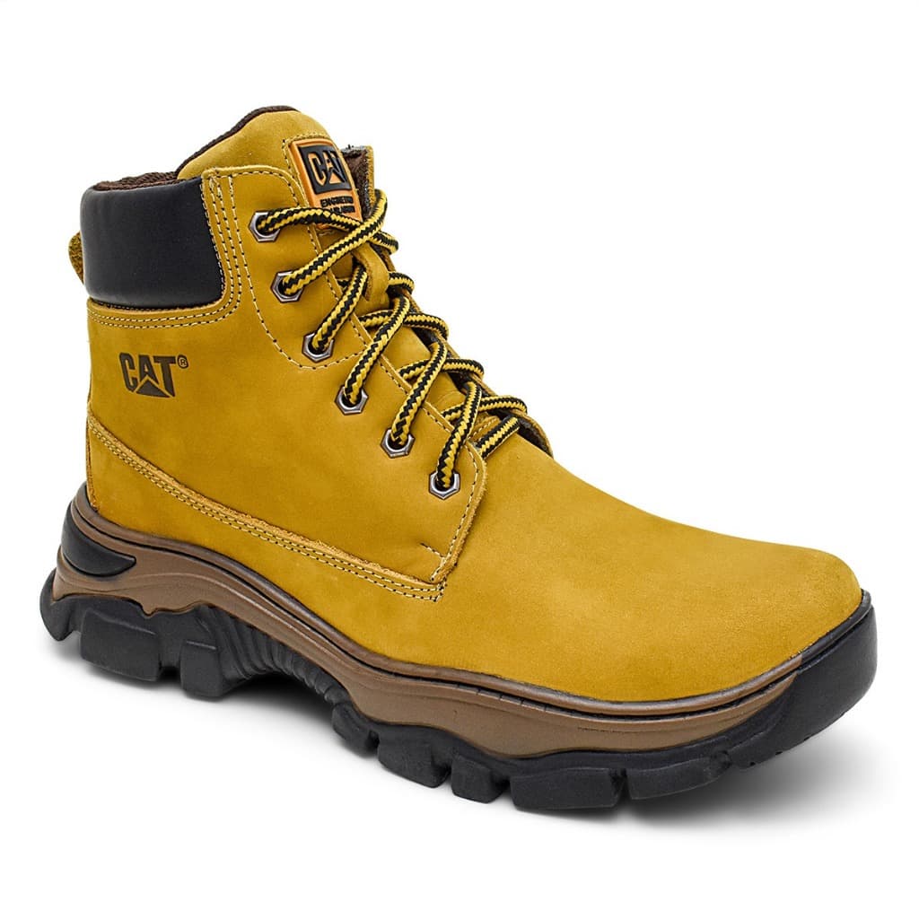 Bota Coturno  Bota Cat Couro sola Costurada  Ref500