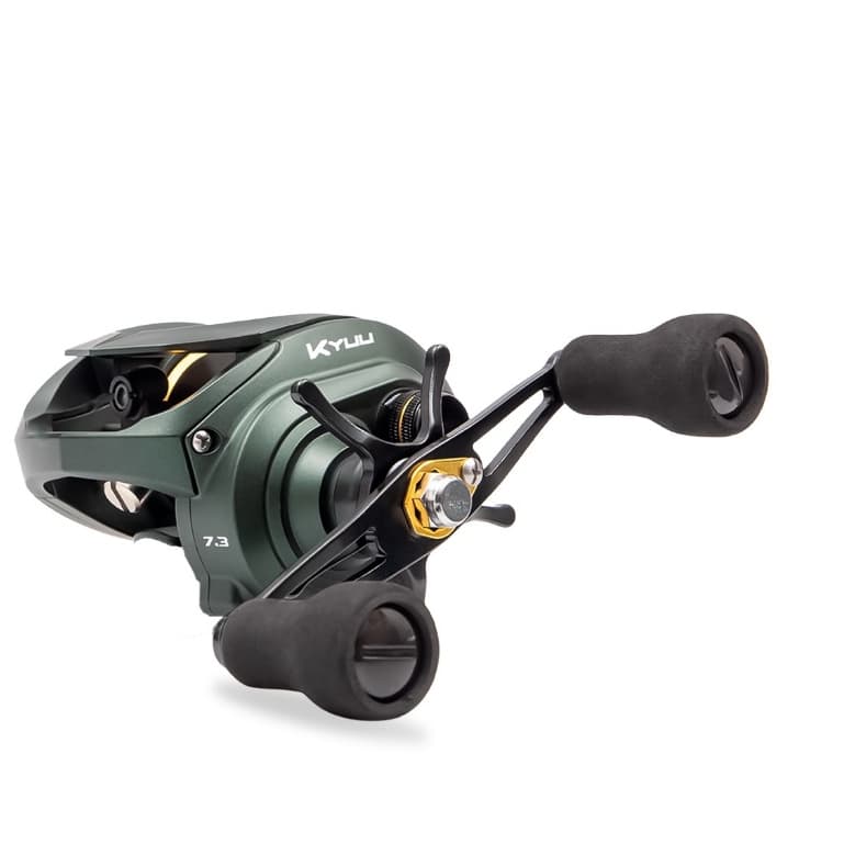 Carretilha de Pesca Tork Kyuu 7.3:1 – 11 Rolamentos em Aço Inox, Chassi de Carbono