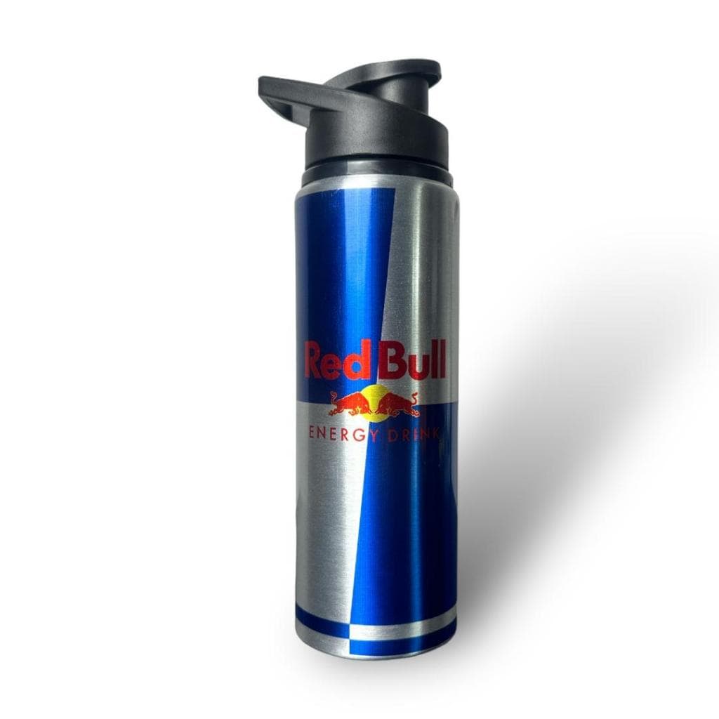 Garrafa Squeeze Alumínio 750ml RedBull garrafa academia corrida agua