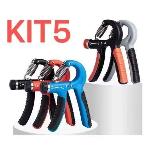 Flexor De Punho Hand Grip C/ Mola Ajustável De Força 5kg A 60 kg