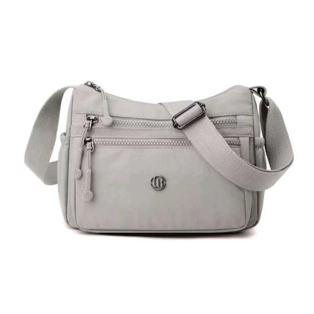 Bolsa feminina media Nylon impermeável alça transversal estilo casual, moderno super leve 83152#