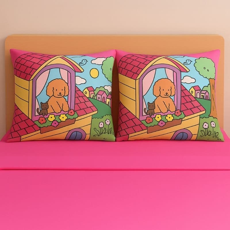 LENÇOL PERSONALIZADO CASAL PADRÃO FRONHAS COM ZÍPER BOBGOODS