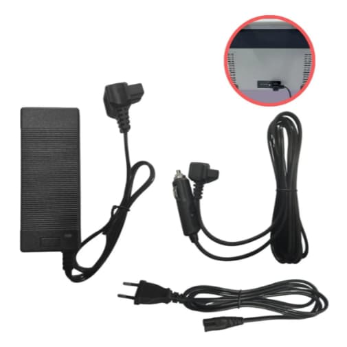 Fonte + Cabo Geladeira Portátil Quadrivolt 110/220v 12/24v da marca Hent Automotivos