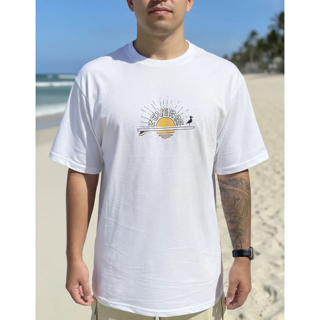 Camisa Branca Reverbe Sunset Oversized