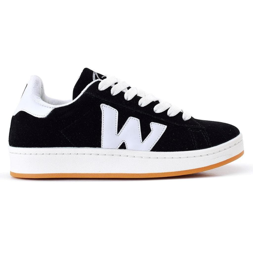Tenis Wbox Footwear Universitário PRETO BRANCO Esportivo Confortavel Unissex Casual Caminhada