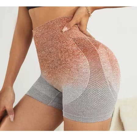 Short Fitness Academia Degrade Cintura Alta Levanta Bumbum