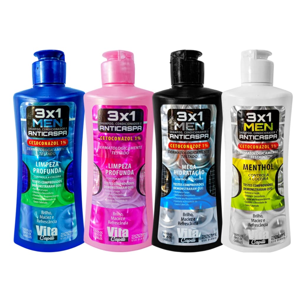 SHAMPOO ANTICASPA 3X1 VITA CAPILI 200ML