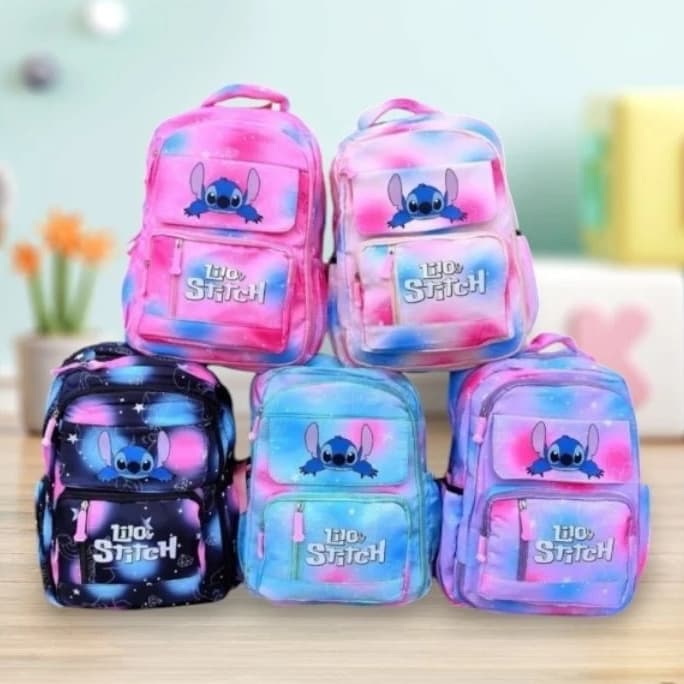 Mochila Escolar costas Lilo Stitch Juvenil /Escola Faculdade Volta As Aulas
