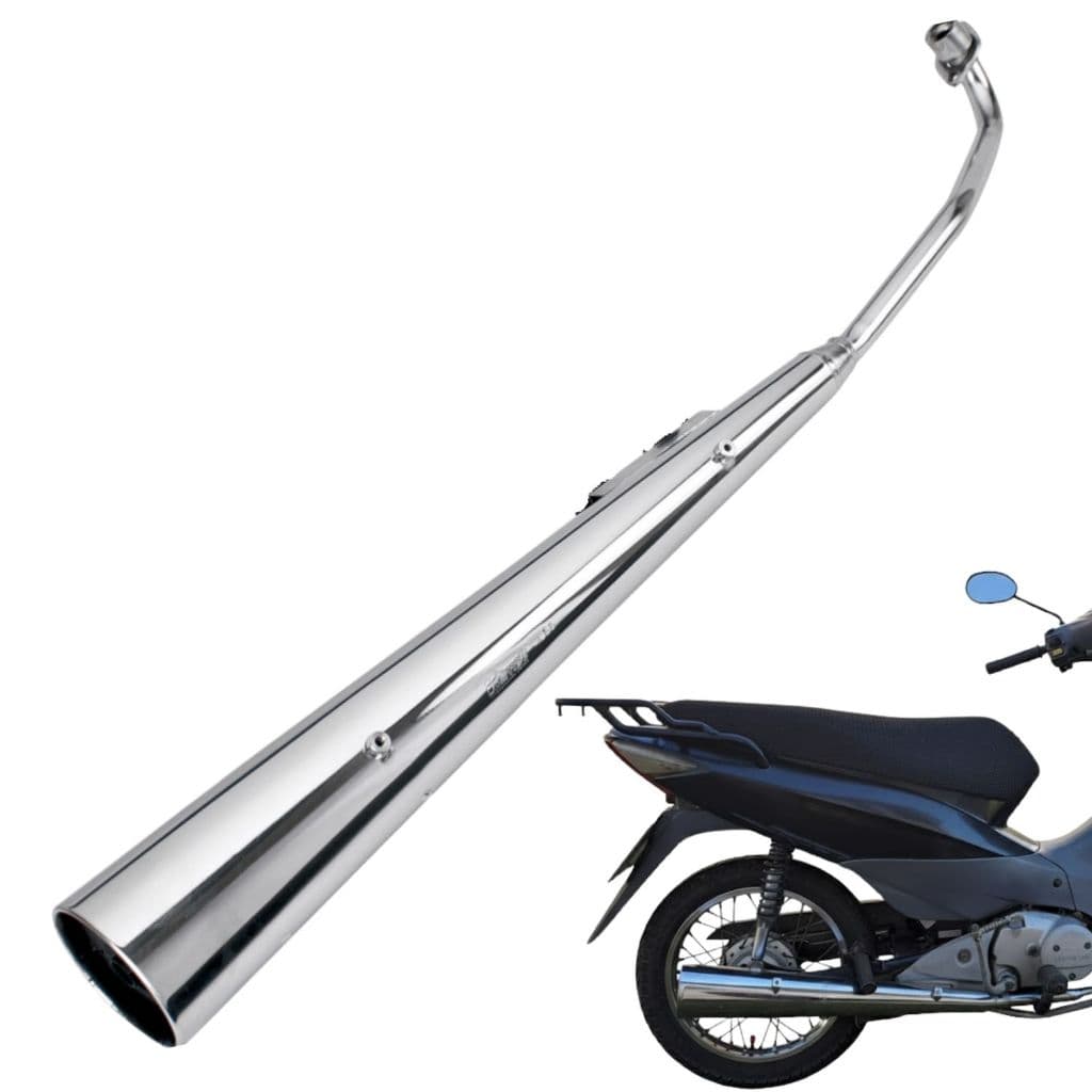 escapamento modelo original silencioso polimet biz 125 2006 a 2015