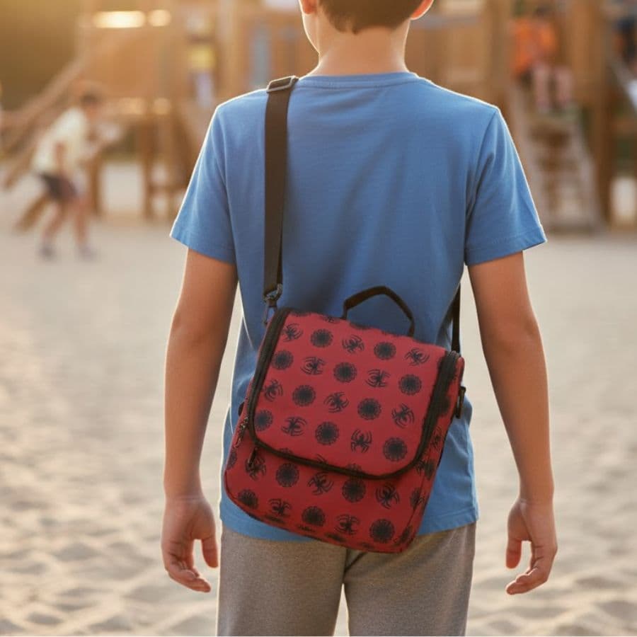 Lancheira Térmica Escolar Infantil Spider Man Aranha