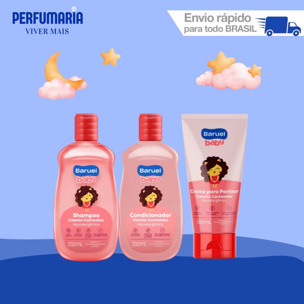 KIT BARUEL BABY CABELOS CACHEADOS