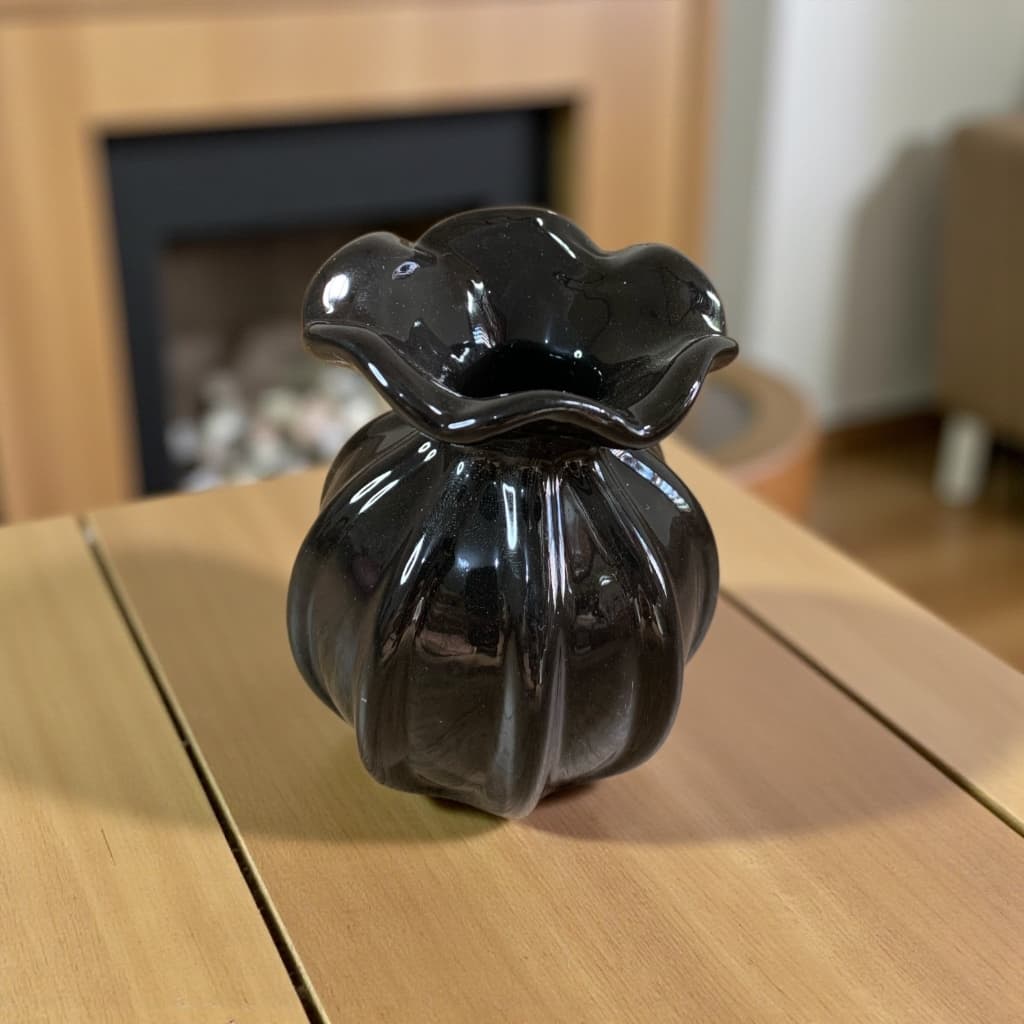 Vaso Murano Formato Trouxinha Em Cerâmica