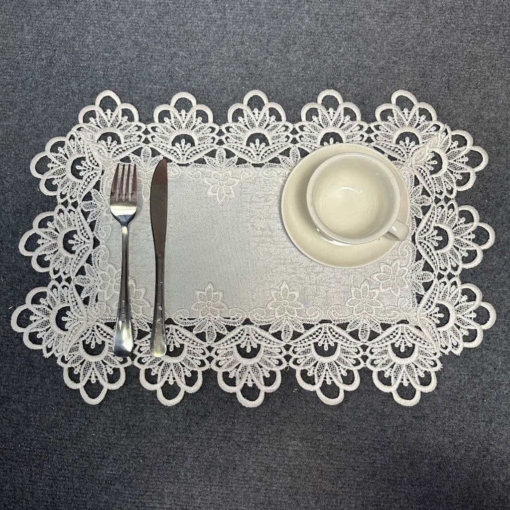 Caminho de Mesa 40x90cm Bordado em Grip DECORAÇÂO DE MESA