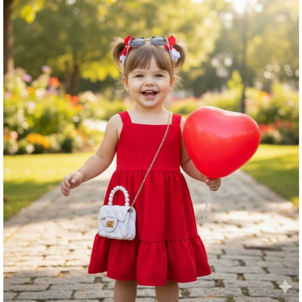 Vestidinho infantil menina vestido Natal infantil roupa infantil menina vestidinho infantil verão Duna