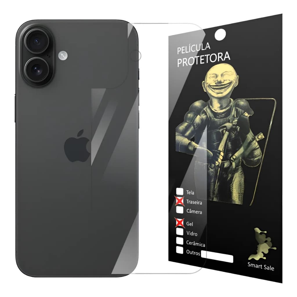 Pelicula traseira Ceramica para Iphone flexivel 3D Para 11 12 13 14 15 16 17 17 pro max