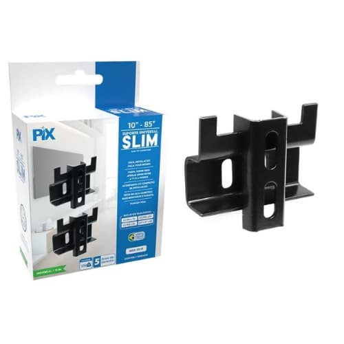Suporte Slim Universal TV LCD/LED 10' a 85' PIX