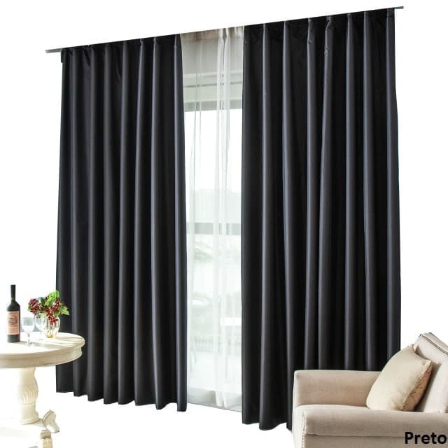 CORTINA 2 METROS BLACKOUT TECIDO PREMIUM BLECAULT