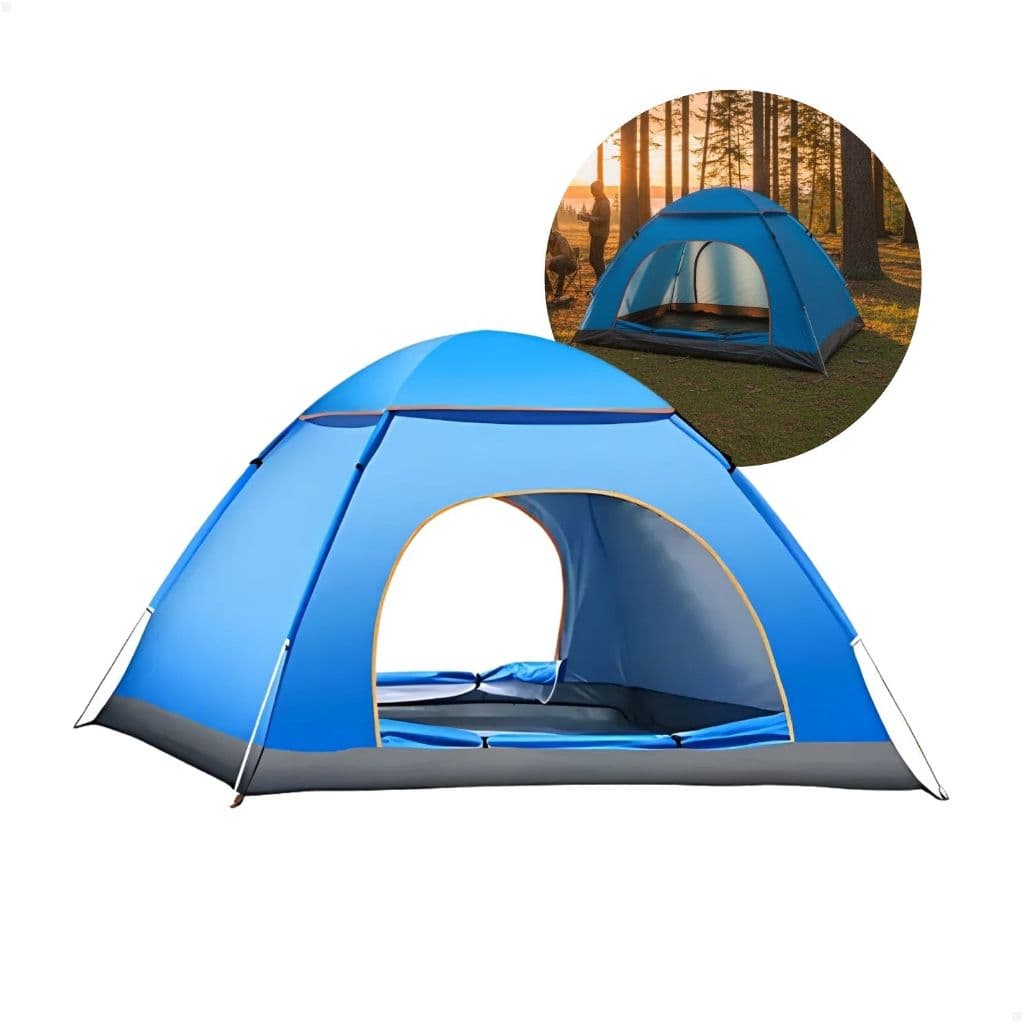 Barraca Automática Iglu 2/3 Pessoas Acampamento A Prova D'Água Camping Praia