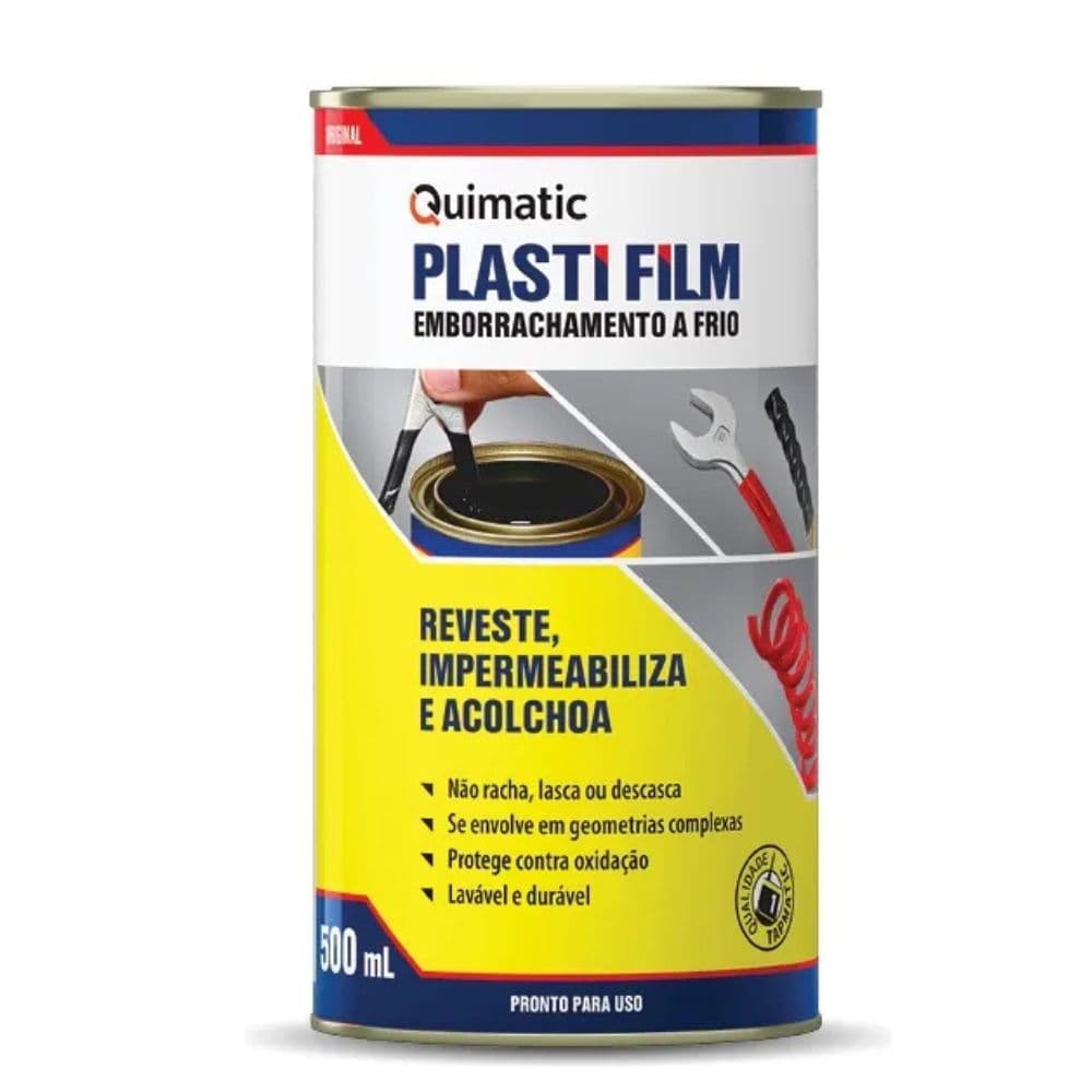 Emborrachamento A Frio Plast Film 500ml Vermelho Quimatic