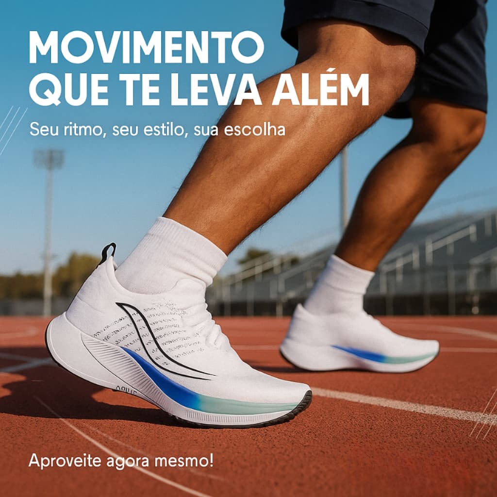 Tênis Esportivo Masculino De Tecido Do 34 AO 43 Sola De EVA Macia Formato Anatômico