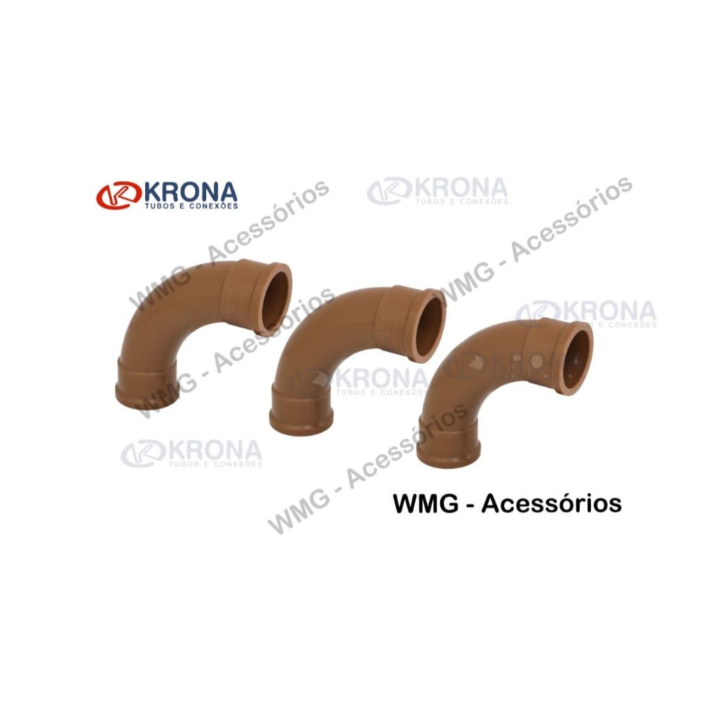 Kit 3 Curvas Soldável 90 Graus 25mm agua fria - KRONA Conexões de Qualidade instalação hidráulicas.