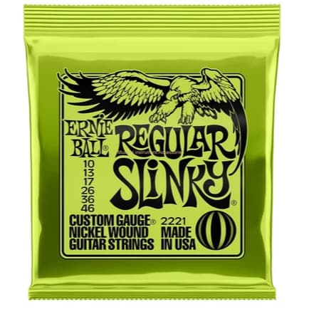 Encordoamento Ernie Ball Guitarra 010 Regular Slinky 2221