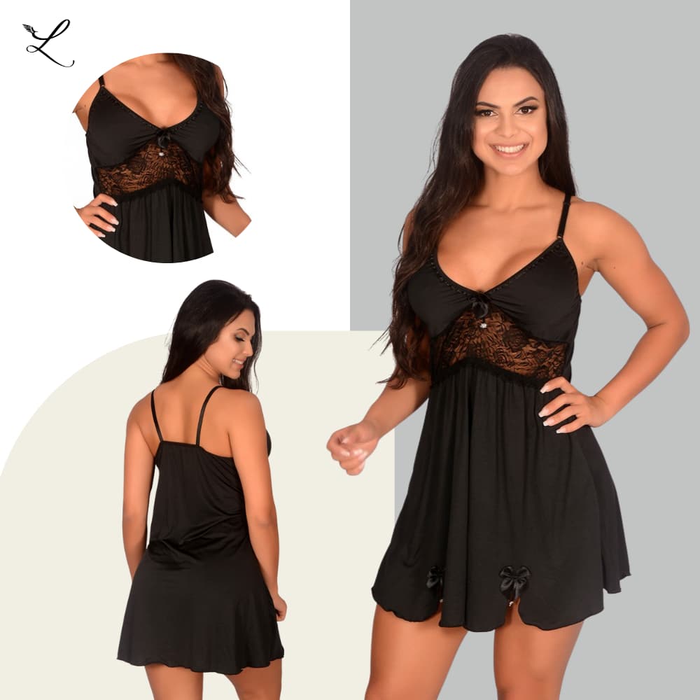 Camisola Ludmila Com Renda
