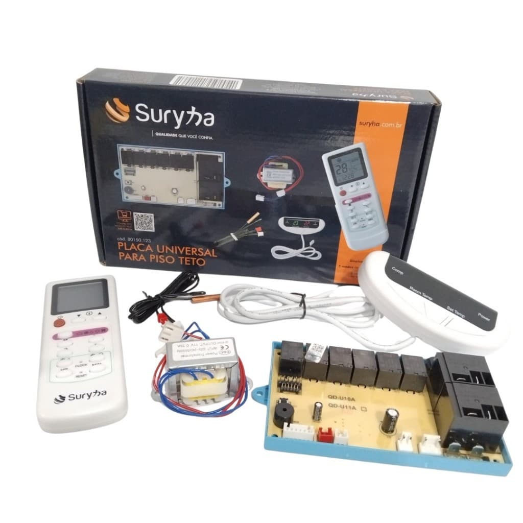 PLACA UNIVERSAL PARA PISO TETO SURYHA AR CONDICIONADO