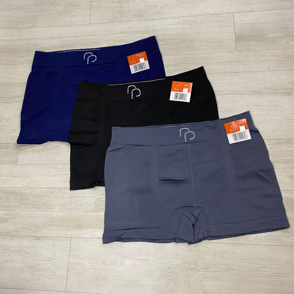 Kit 3 Cuecas Box Microfibra Sem Costura  Conforto qualidade Masculino Adulto Envio Imediato