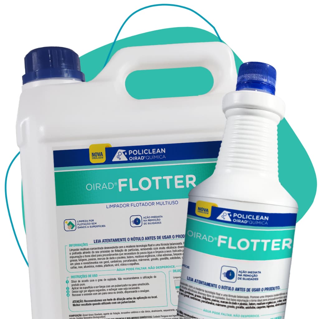 Detergente Limpador Flotador Multiuso Tecidos Estofados Remove Manchas Gordura 1 Litro e 5 Litros