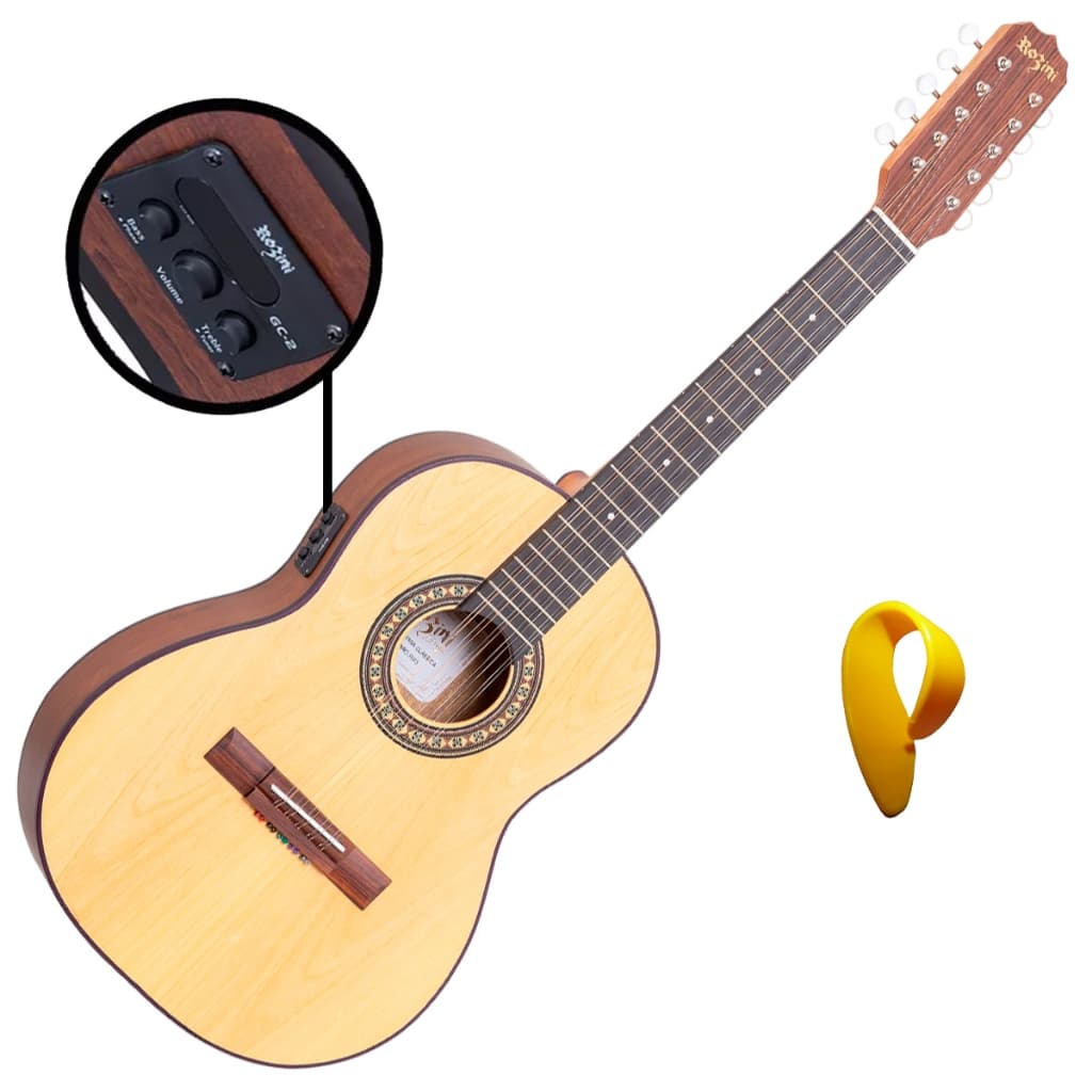 Viola Caipira Eletroacústica Clássica Rozini RV155 Ativa