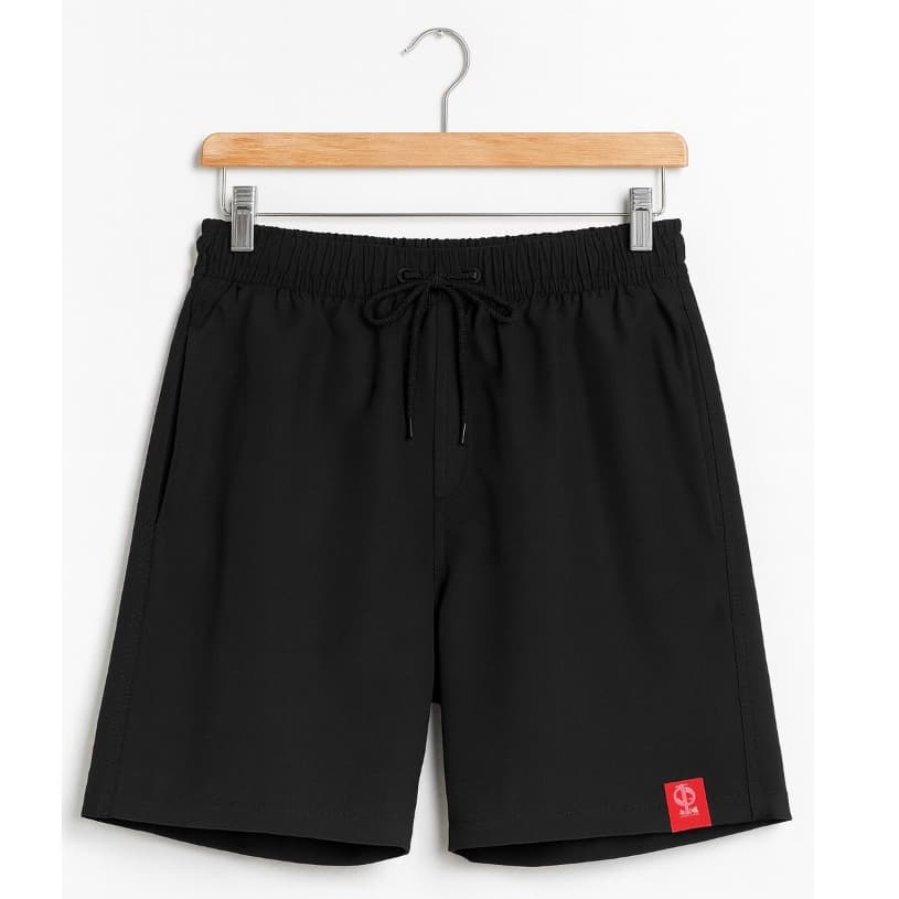 Short Masculino Tactel Premium Com Elastano Bermuda Praia Moda Verão Fitness