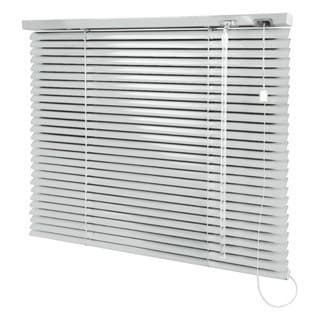 Cortina Persiana Horizontal 25mm de Alumínio Para Casa e Escritório - Cor CINZA - PROMOÇÂO