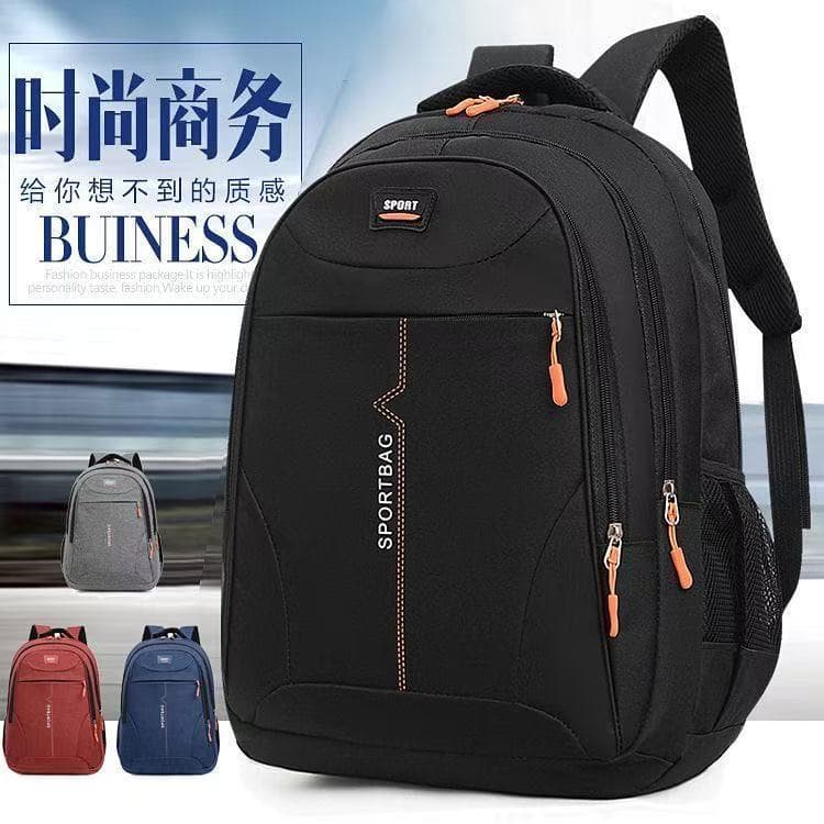 Mochila masculina reforçada para laptop executivo, mochila grande à prova d'água para homens