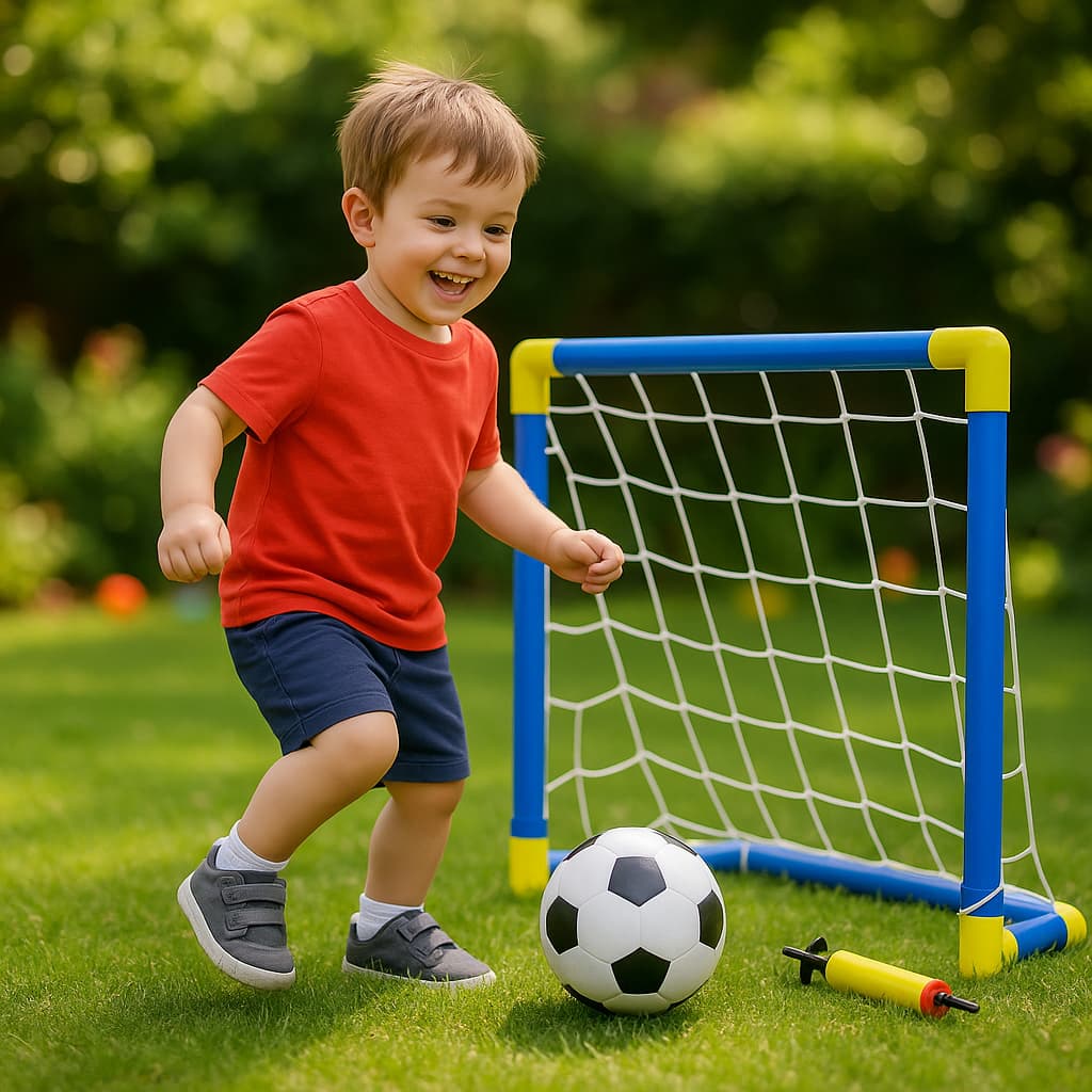 Trave Futebol Infantil Golzinho com Bola e Bomba de Ar Recreacao Divertimento