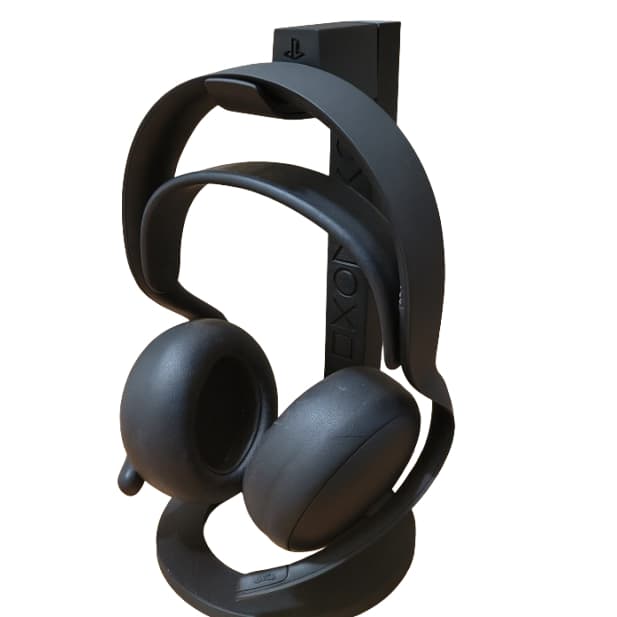 Suporte para Headset Sony Pulse Elite – Tema PlayStation com Símbolos PS | Base Gamer 3D
