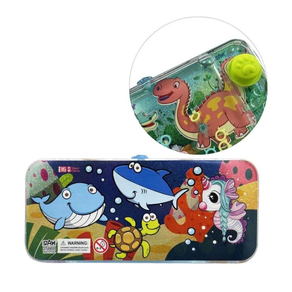 Brinquedo Aquaplay Jogo De Água Com Argolas Mini Game Water Passatempo Infantil Portátil