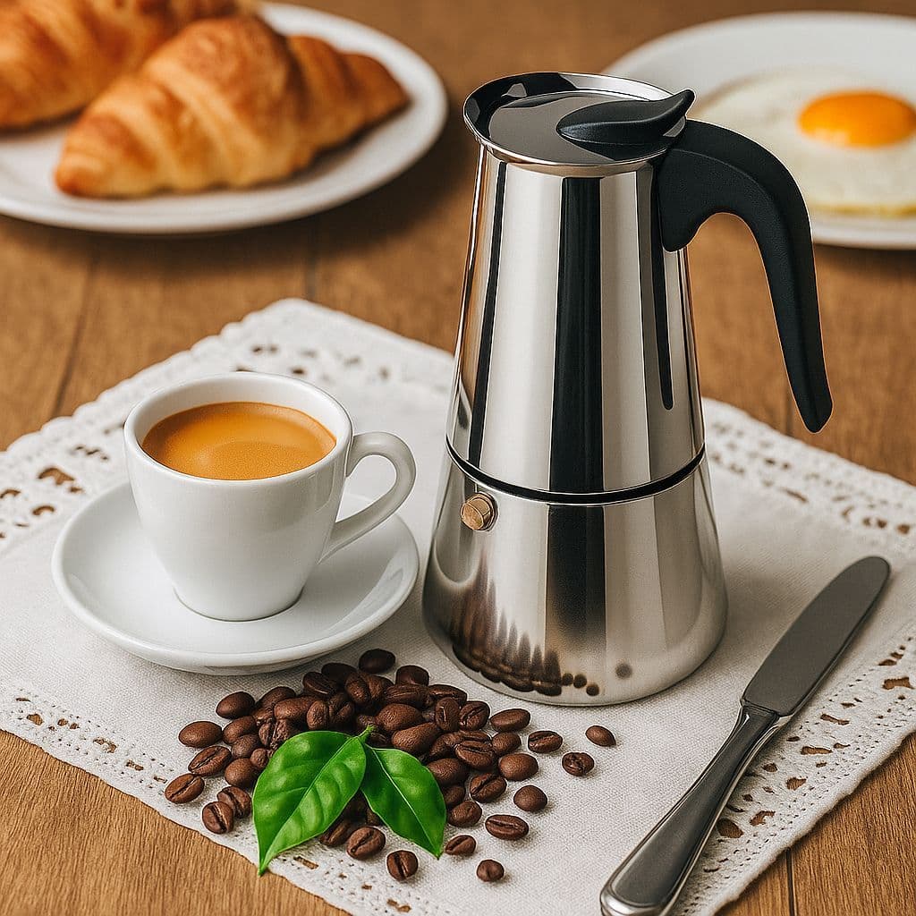 Cafeteira italiana inox premium café expresso fresco forte gourmet cremoso chaleira fogo fogão 6 xícaras