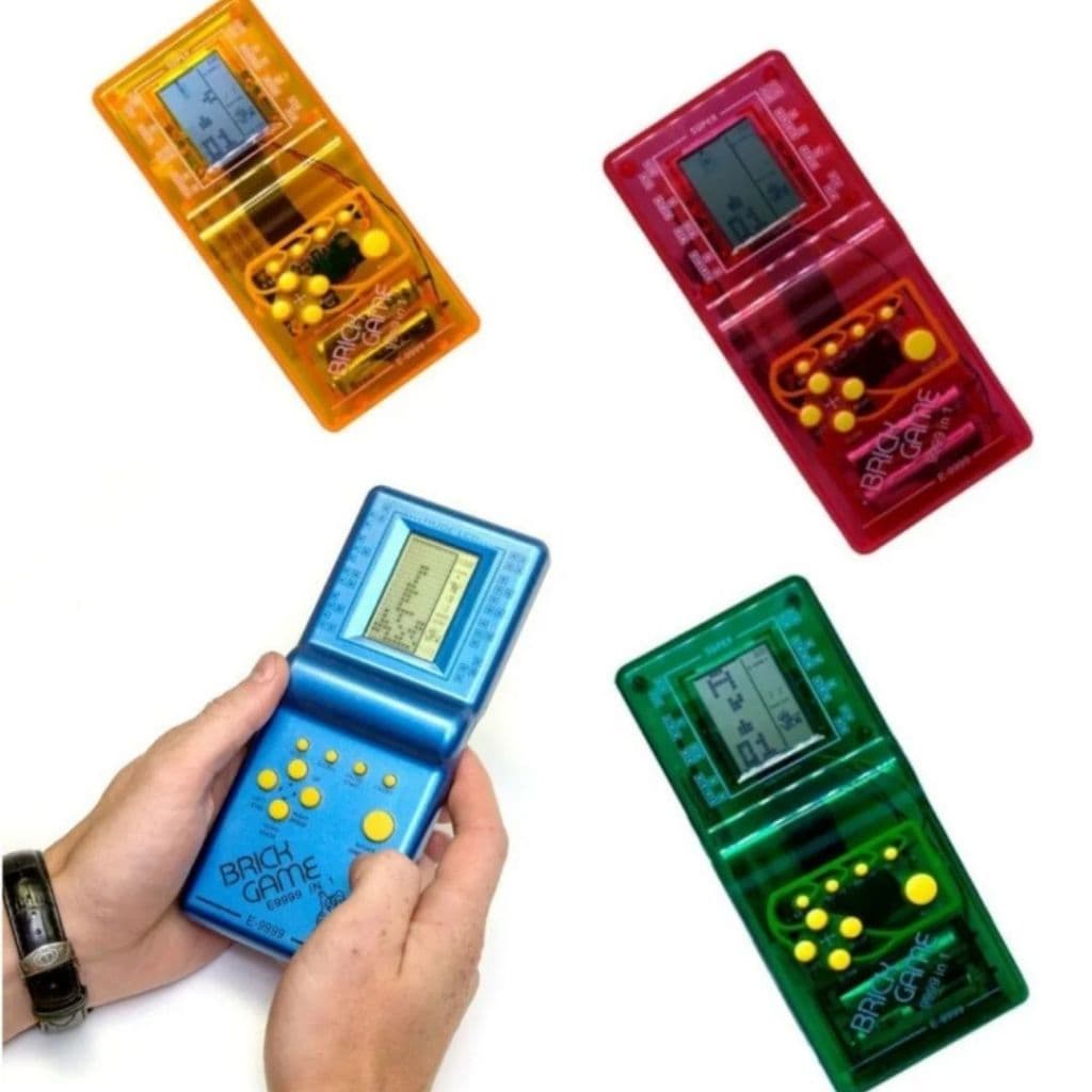 Vídeo Game Portátil Mini Game Retrô 9999 Em 1 Console Brinquedo Clássico Tetris Brinck Game